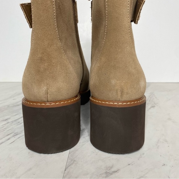 New! Naturalizer Dasha Tan Suede Bootie 9 1/2 - Picture 4 of 14